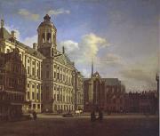 Jan van der Heyden The Dam with the New Town Hall in Amsterdam (mk05) China oil painting reproduction